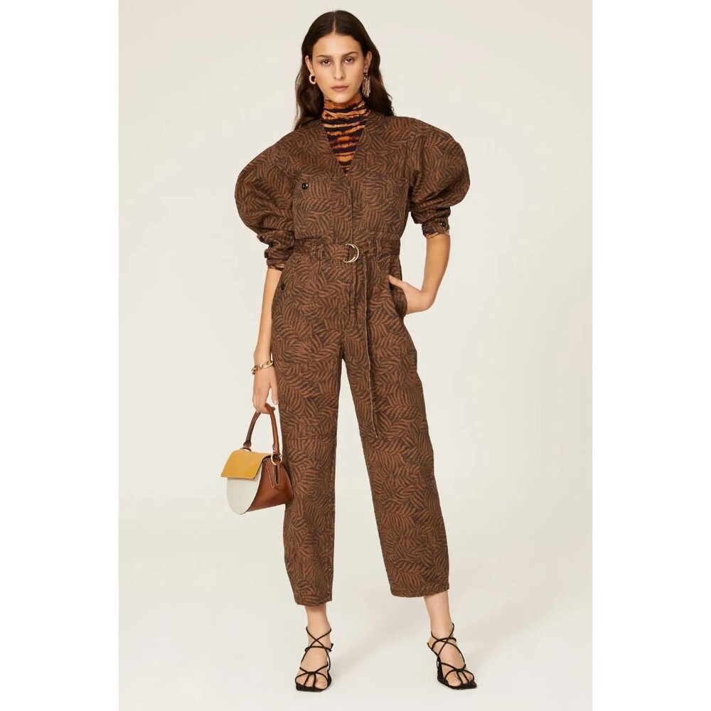Ulla Johnson Brown Patterned Jumpsuit